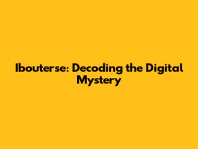 Ibouterse: Decoding the Digital Mystery