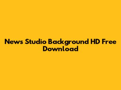 News Studio Background HD Free Download